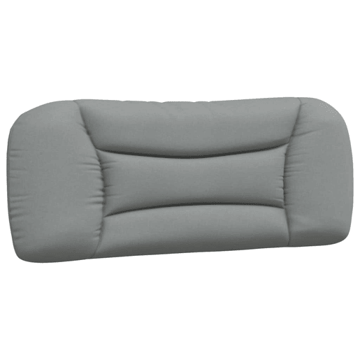 Almofadão de Cabeceira - Cabeceira de cama 100 cm tecido cinzento-claro