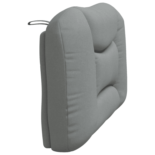 Almofadão de Cabeceira - Cabeceira de cama 100 cm tecido cinzento-claro
