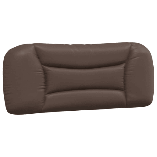 Almofadão de Cabeceira - Cabeceira de cama 100 cm couro artificial castanho