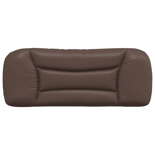 Almofadão de Cabeceira - Cabeceira de cama 100 cm couro artificial castanho