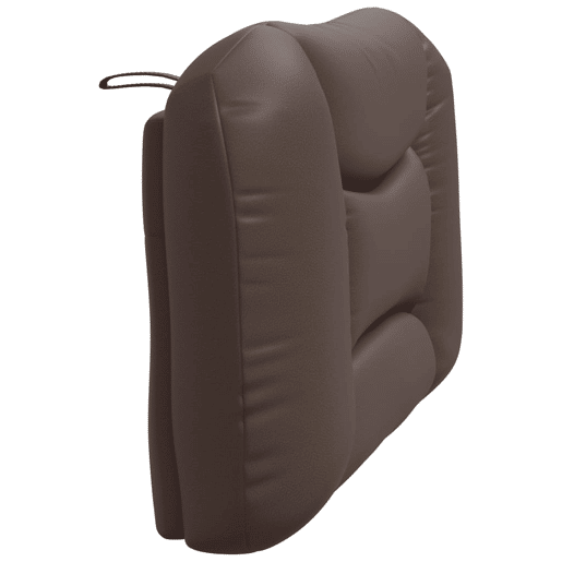 Almofadão de Cabeceira - Cabeceira de cama 100 cm couro artificial castanho