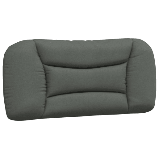 Almofadão de Cabeceira - Cabeceira de cama 80 cm tecido cinzento-escuro