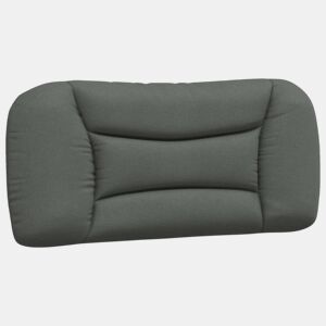 Almofadão de Cabeceira - Cabeceira de cama 80 cm tecido cinzento-escuro
