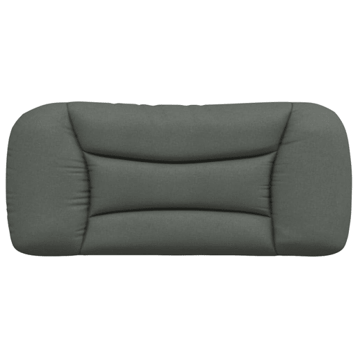 Almofadão de Cabeceira - Cabeceira de cama 80 cm tecido cinzento-escuro