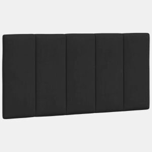 Almofadão de Cabeceira - Cabeceira de cama 100 cm veludo preto
