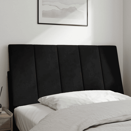 Almofadão de Cabeceira - Cabeceira de cama 100 cm veludo preto