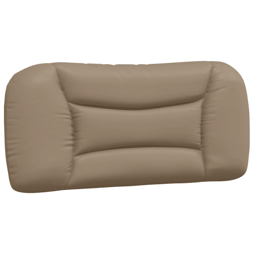 Almofadão de Cabeceira - Cabeceira de cama 80 cm couro artificial cappuccino