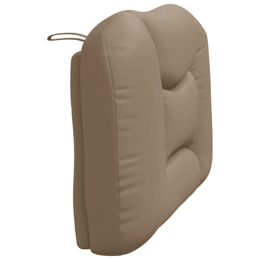 Almofadão de Cabeceira - Cabeceira de cama 80 cm couro artificial cappuccino