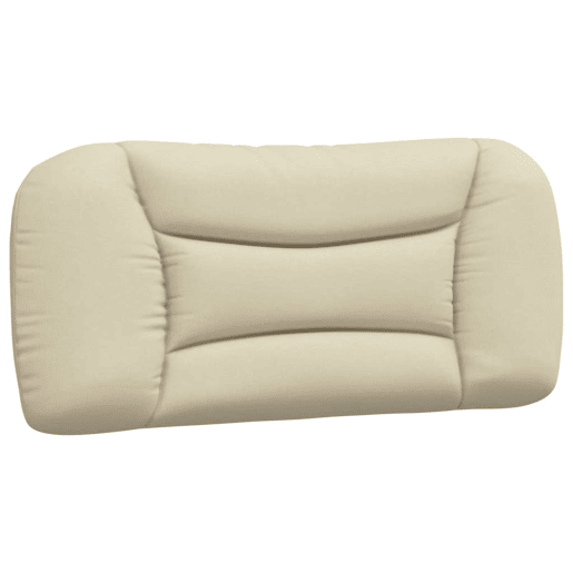 Almofadão de Cabeceira - Cabeceira de cama 90 cm tecido creme