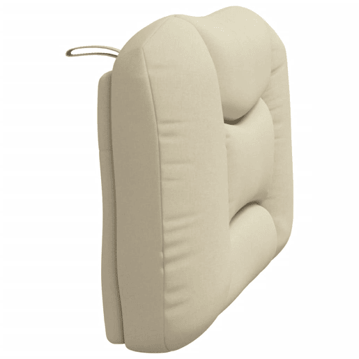 Almofadão de Cabeceira - Cabeceira de cama 90 cm tecido creme