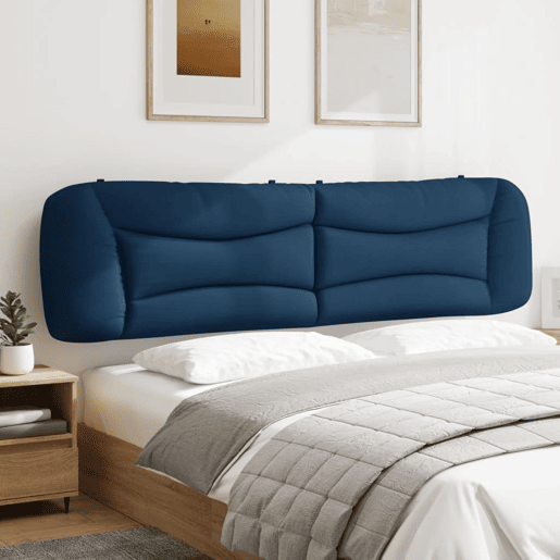 Almofadão de Cabeceira - Cabeceira de cama 200 cm tecido azul