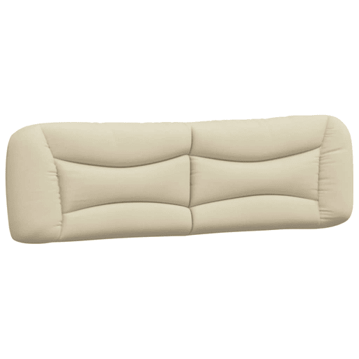 Almofadão de Cabeceira - Cabeceira de cama 180 cm tecido creme