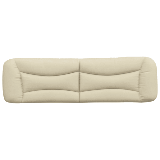 Almofadão de Cabeceira - Cabeceira de cama 180 cm tecido creme