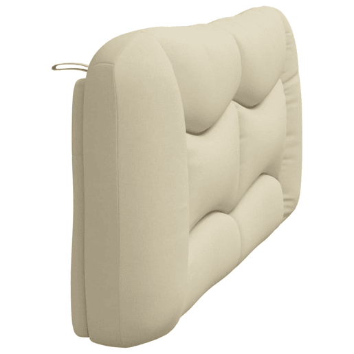 Almofadão de Cabeceira - Cabeceira de cama 180 cm tecido creme
