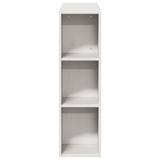 Cabeceira - Cabeceira de cama com arrumação 75 cm madeira de pinho maciça branco