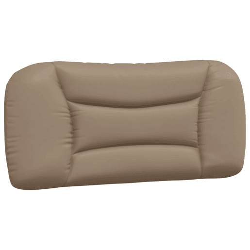 Almofadão de Cabeceira - Cabeceira de cama 90 cm couro artificial cappuccino