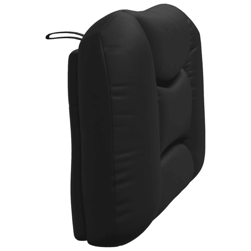 Almofadão de Cabeceira - Cabeceira de cama 80 cm couro artificial preto