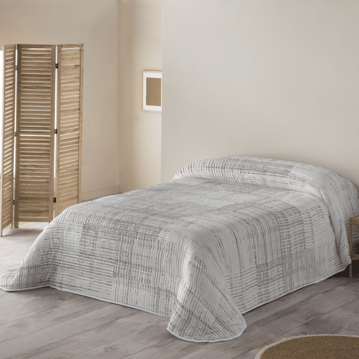 SANDAL - Capa de edredom estampada - Ótimo conforto e acolchoamento extra macio - Peso 300 Gramas com toque de pena - Cama 180 - TEXTURA ÚNICA