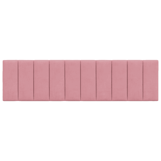 Almofadão de Cabeceira - Cabeceira de cama 180 cm veludo rosa
