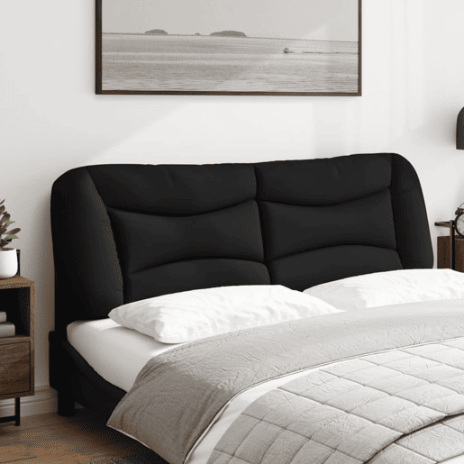Almofadão de Cabeceira - Cabeceira de cama 160 cm tecido preto Almofadão de Cabeceira - Cabeceira de cama 160 cm tecido preto