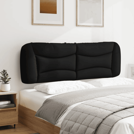 Almofadão de Cabeceira - Cabeceira de cama 160 cm tecido preto Almofadão de Cabeceira - Cabeceira de cama 160 cm tecido preto