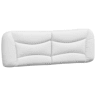 Almofadão de Cabeceira - Cabeceira de cama 160 cm couro artificial branco