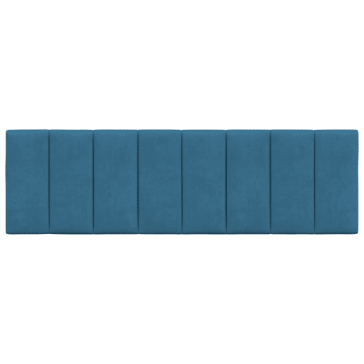Almofadão de Cabeceira - Cabeceira de cama 160 cm veludo azul
