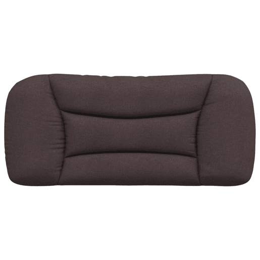 Almofadão de Cabeceira - Cabeceira de cama 80 cm tecido castanho-escuro