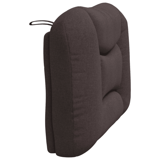 Almofadão de Cabeceira - Cabeceira de cama 80 cm tecido castanho-escuro