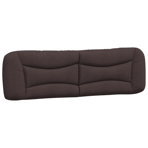 Almofadão de Cabeceira - Cabeceira de cama 180 cm tecido castanho-escuro