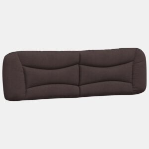 Almofadão de Cabeceira - Cabeceira de cama 180 cm tecido castanho-escuro