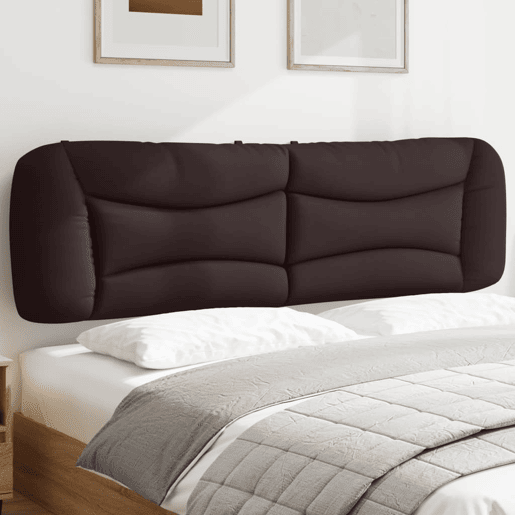 Almofadão de Cabeceira - Cabeceira de cama 180 cm tecido castanho-escuro