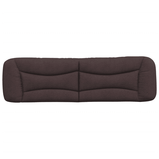Almofadão de Cabeceira - Cabeceira de cama 180 cm tecido castanho-escuro