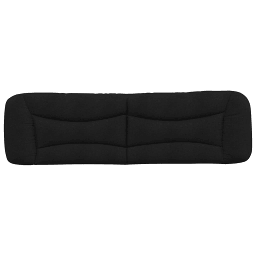 Almofadão de Cabeceira - Cabeceira de cama 193 cm couro artificial preto
