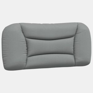 Almofadão de Cabeceira - Cabeceira de cama 80 cm tecido cinzento-claro
