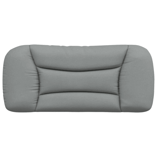 Almofadão de Cabeceira - Cabeceira de cama 80 cm tecido cinzento-claro
