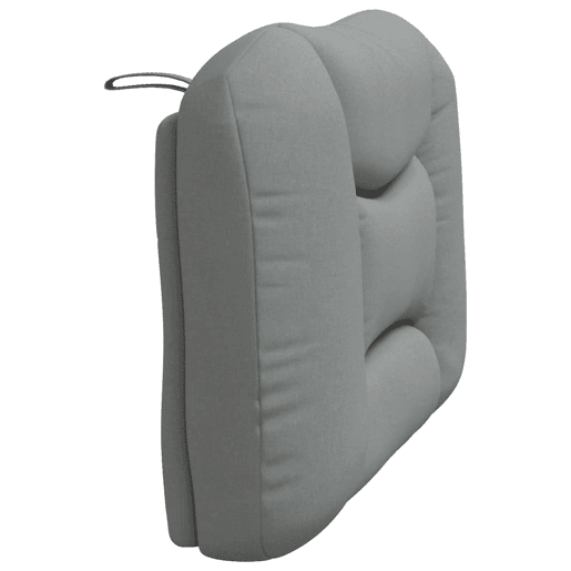 Almofadão de Cabeceira - Cabeceira de cama 80 cm tecido cinzento-claro