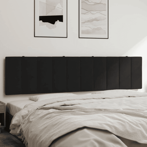 Almofadão de Cabeceira - Cabeceira de cama 200 cm veludo preto