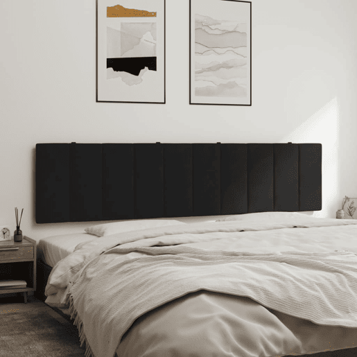 Almofadão de Cabeceira - Cabeceira de cama 200 cm veludo preto