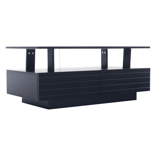 Mesa de centro LED - Características de armazenamento - Preto Mesa de centro LED - Características de armazenamento - Preto