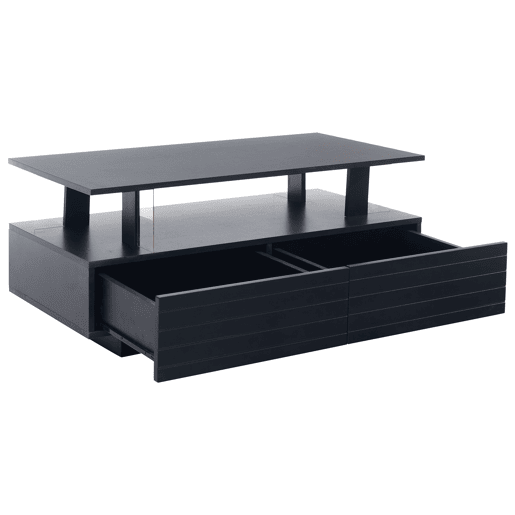 Mesa de centro LED - Características de armazenamento - Preto Mesa de centro LED - Características de armazenamento - Preto