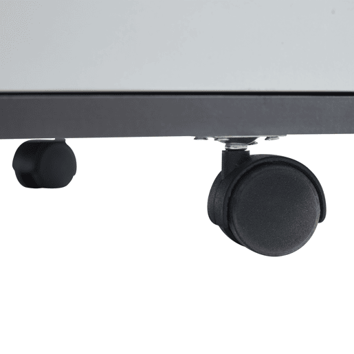 Mesa de centro 100x98x65 cm - Mesa de café elevável com arrumação oculta e prateleira, mesa multifuncional com rodas e gavetas - Cinza-branco