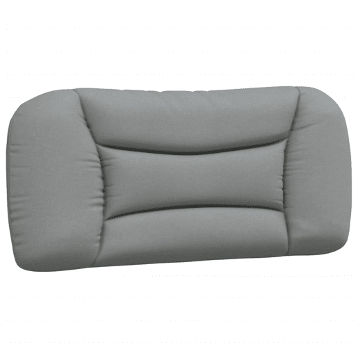 Almofadão de Cabeceira - Cabeceira de cama 90 cm tecido cinzento-claro
