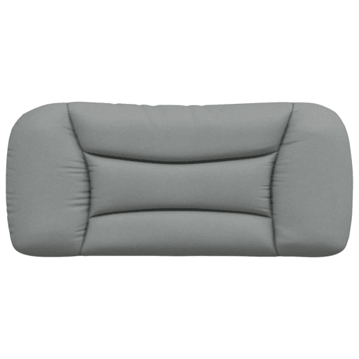 Almofadão de Cabeceira - Cabeceira de cama 90 cm tecido cinzento-claro