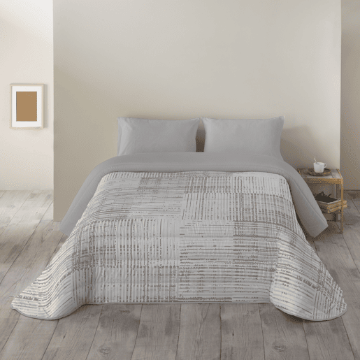 SANDÁLIA - Edredom Estampado - Ótimo Conforto e Acolchoamento Extra Macio - Peso 300 Gramas com Toque de Pena - Cama 135 - TEXTURA ÚNICA