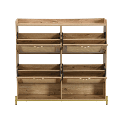 Sapateira de mdf com 4 tabuleiros,natural Sapateira de mdf com 4 tabuleiros,natural