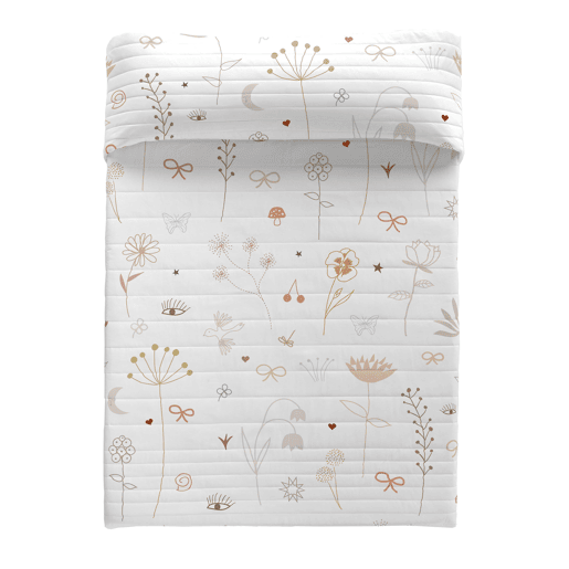 Haciendo el Indio - Colcha Bouti Estampada - Peso 70 Gramas - Cama 135150 - FLOWER CHAOS