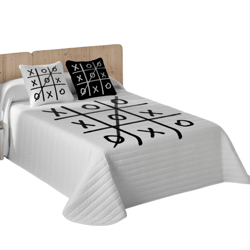 ICEHOME - Colcha Bouti Estampada - Peso 70 Gramas - Cama 180 - 3N STRIPE