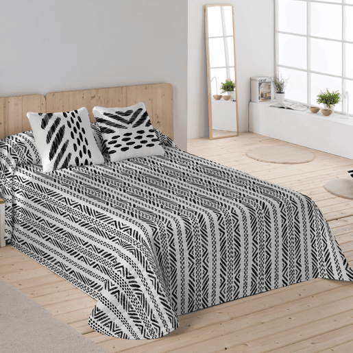 ICEHOME - Colcha Bouti Estampada - Peso 70 Gramas - Cama 180 - BOHO