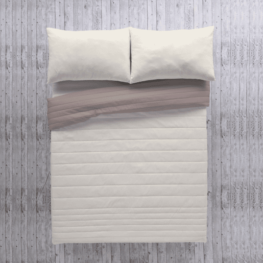 COLCHA BOUTI REVERSÍVEL BICOLOR TOPOL.198 PEDRA CAMA 180
